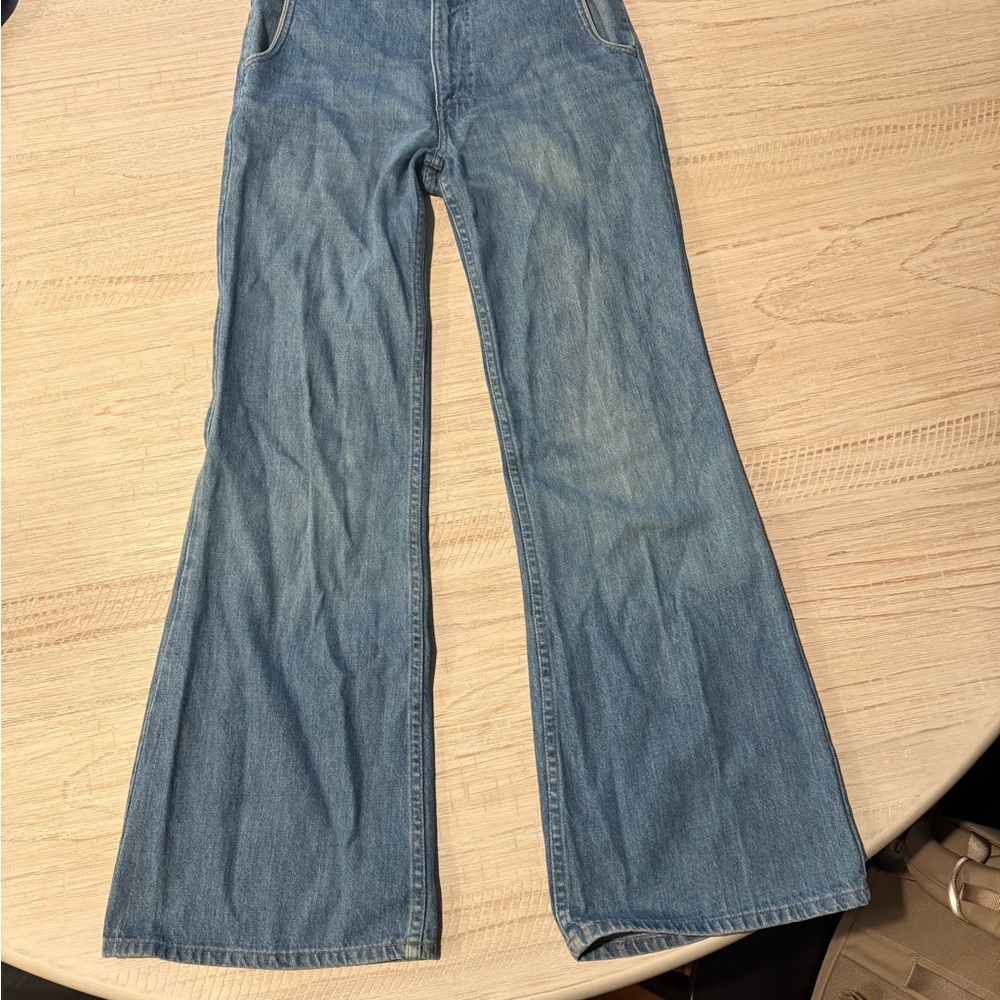 Women's Vintage 70s Levi's bell bottom trouser jeans - Picture 7 of 14